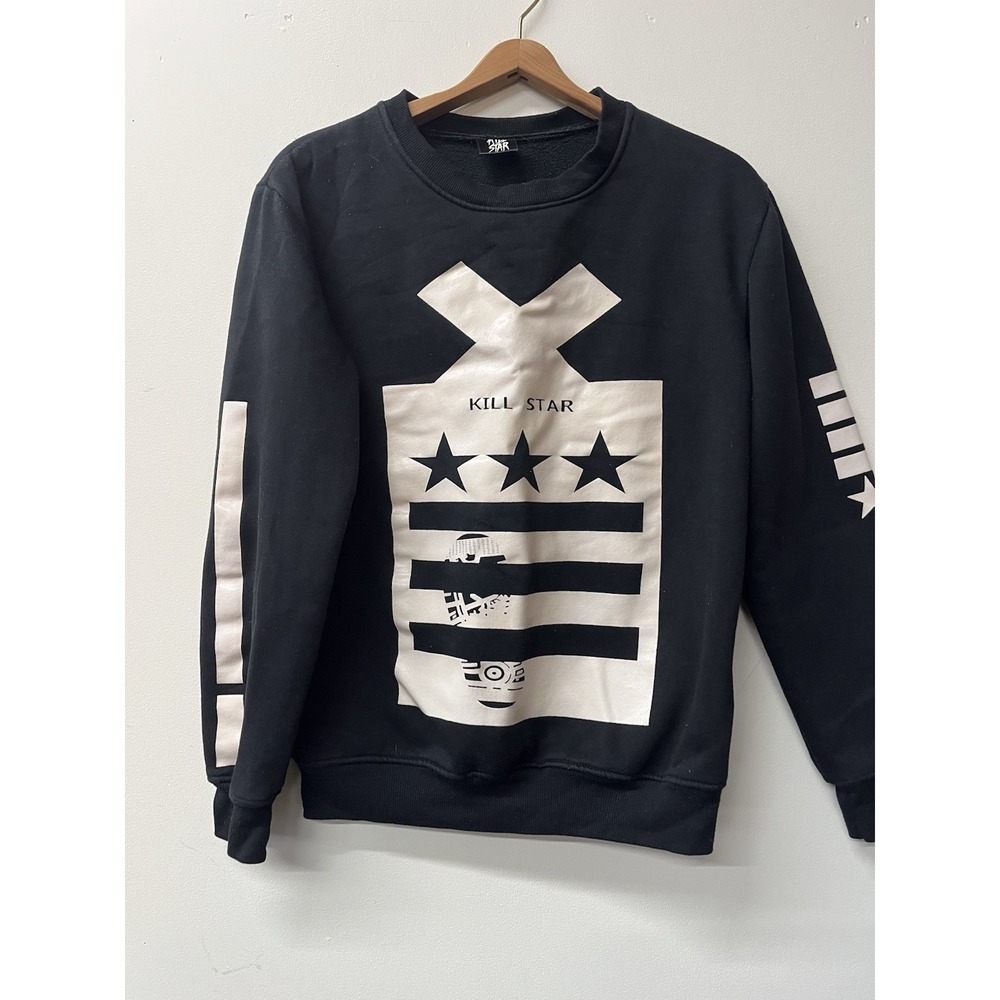 Kill Star Killstar Flag Boot Print Xl Sweatshirt